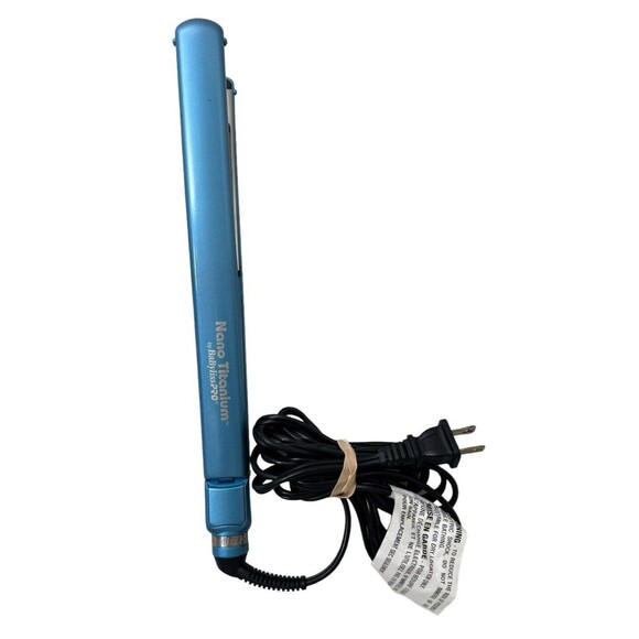 BaByliss Nano Titanium Hair Straightener - Blue - Picture 1 of 16
